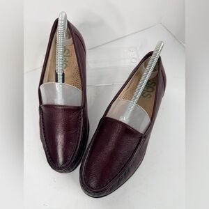 SAS Simplify Slip On Loafers Antique Wine Leather Comfort Shoes 7